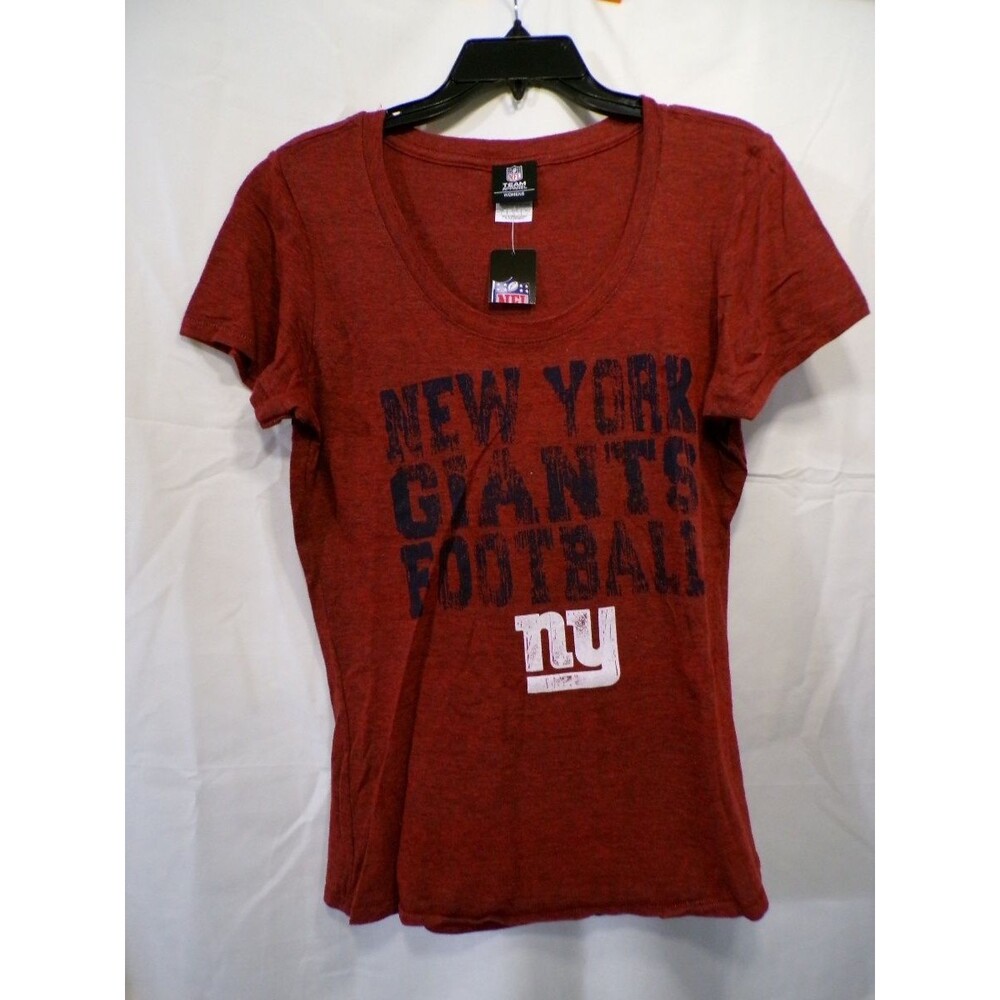 Team Apparel Womens Giants Red Scoop Neck T-Shirt L